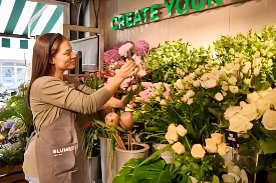 Blumenladen in der Nähe