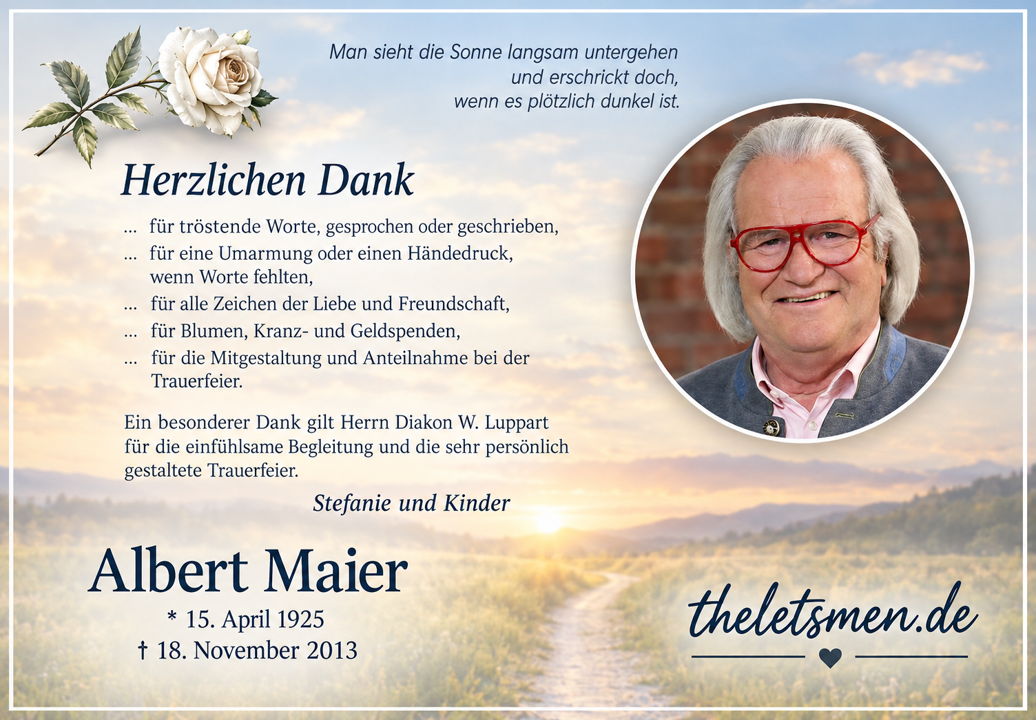 Albert Maier verstorben